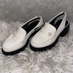 Shae chunky sling back loafers